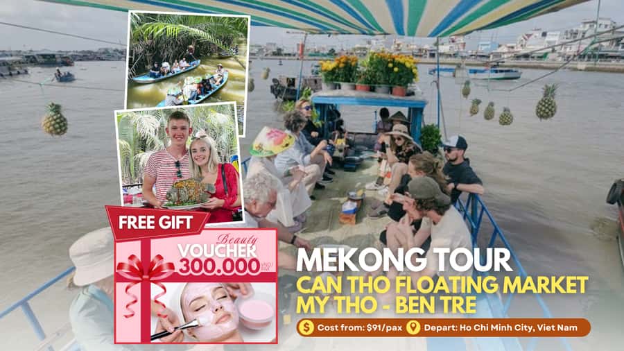 1 Day Mekong Tour: Cai Rang Floating Market & MyTho-Ben Tre - Cai Rang Floating Market: how to enjoy it without getting overwhelmed