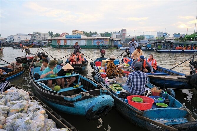 3D2N Mekong Delta Tour: Cycling – Kayaking – Floating Market - Cai Rang floating market early, with coffee on the water