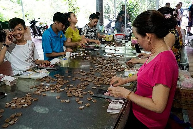 Authentic Mekong Delta Floating Market Full Day: Private or Group - Traditional crafts and how snacks are made: candy, honey, rice wine, puffed rice