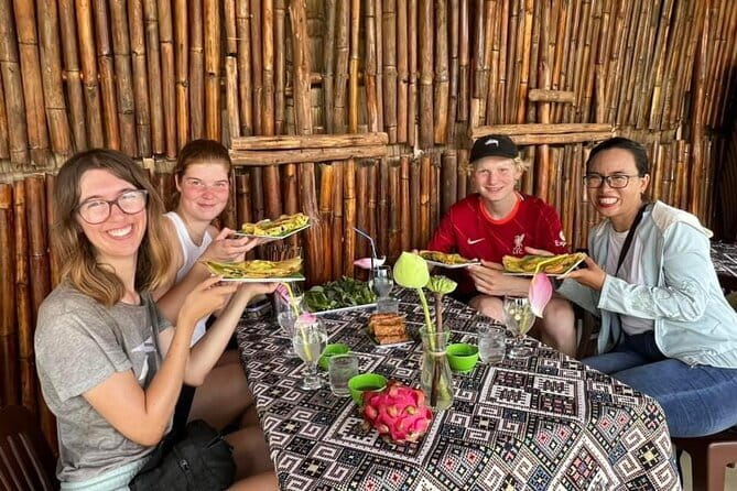 Biking and Cooking Class in Can Tho Rural - Lunch in the Garden: Cooking Vietnamese Food and Tasting Lotus Tea