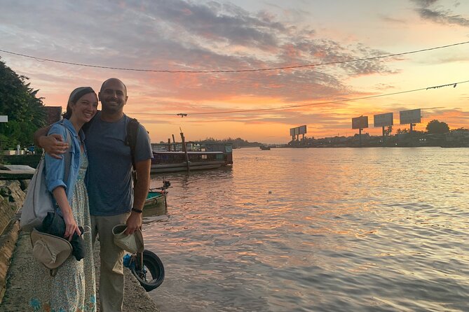 Boat tour on Mekong river see the sunset, small canal, Vegan dinner, street food - Key things to know before you go
