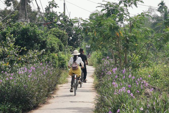 Cai Be Village - One-Day Mekong Delta Adventure - Biking the green paddy roads, and how the on-request ride fits in