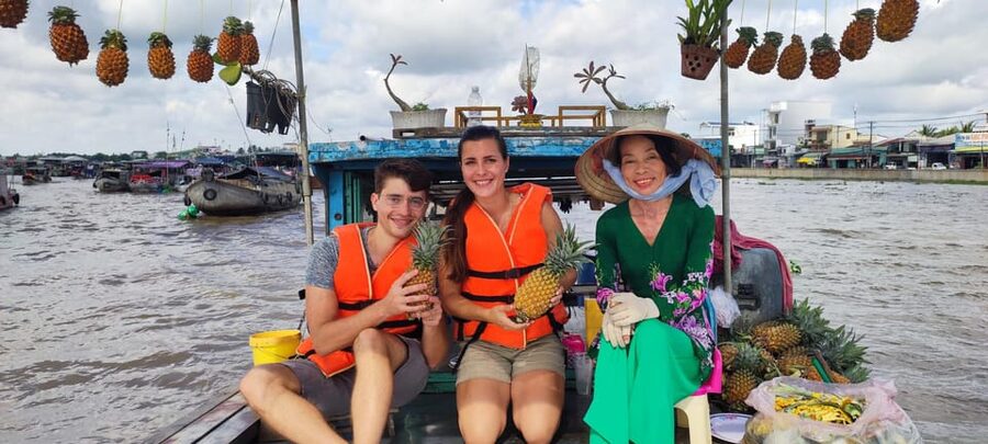 Cai Rang and Phong Dien Floating Market Explore Mekong Delta - Pickup in central Can Tho and the sunrise drive (yes, it’s early)