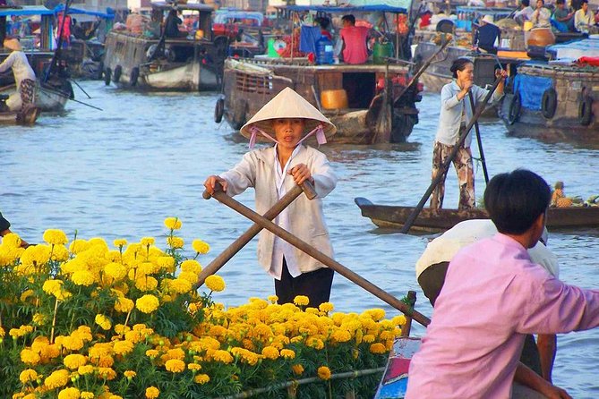 Cai Rang Floating Market & Mekong Delta 2-Day Tour from HCM City - Ben Tre coconut land: candy, rice paper, and how work gets made