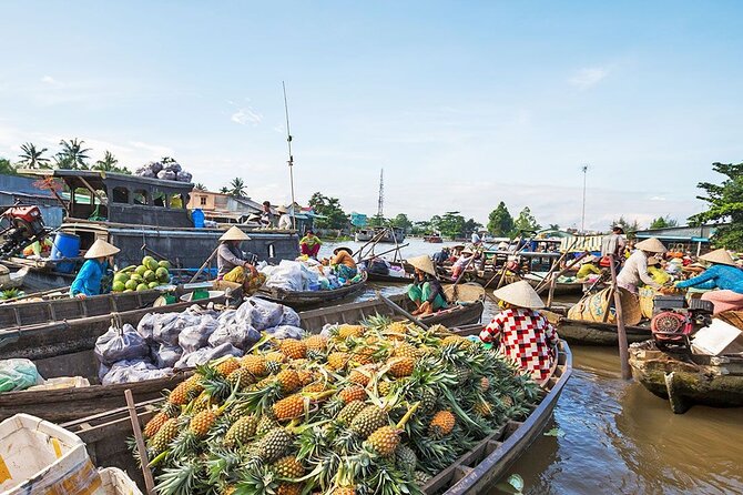 Cai Rang Floating Market - Mekong Delta 2 Days 1 Night - Day 1: Leaving Ho Chi Minh City, Vinh Trang pagoda, then My Tho and Ben Tre