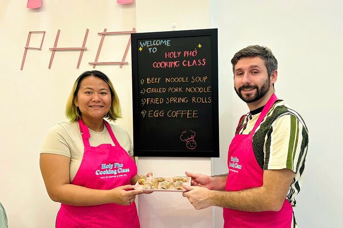 Cook 4 Local Vietnamese Dishes In Pink-themed Class & Market Tour - The four-course meal: what you will cook and how to think about it