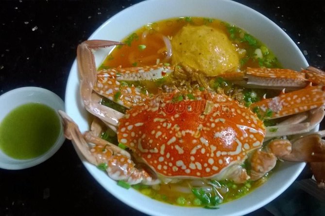 Explore Can Tho City tour combine Local Food tour - in afternoon - Night market food street and crab noodle: dinner that keeps the momentum