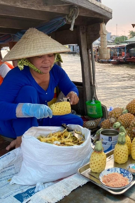 floating market boat trip everyday - Rice noodle workshop, shaking soup, and banana pancake