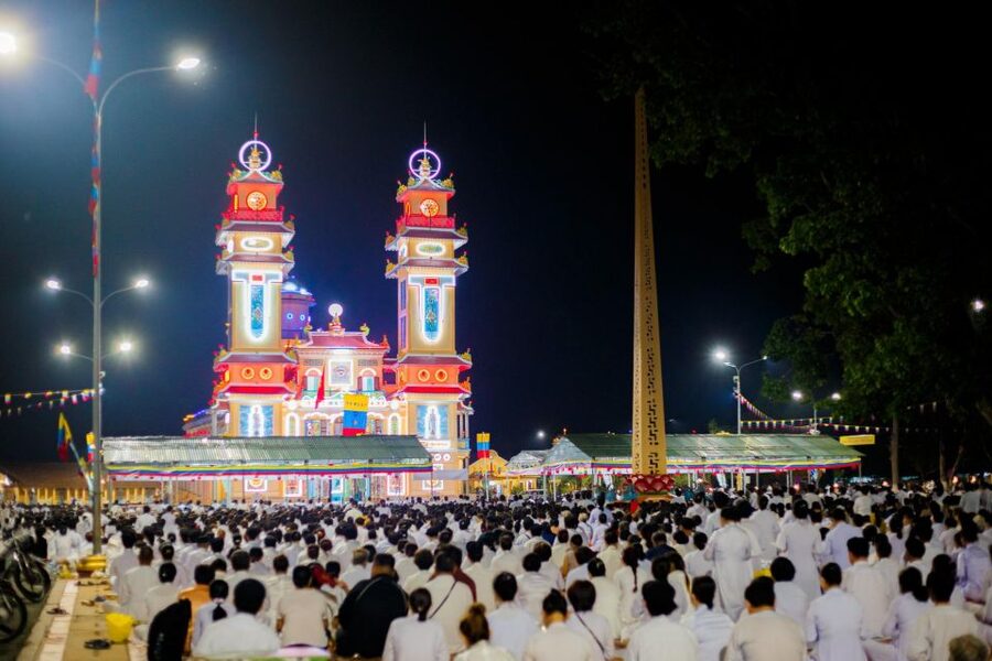 From Ho Chi Minh: Black Virgin Mount And Cao Dai Holy Mass - Temple steps, orchards, and myths: the story behind the mountain