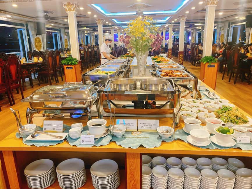 From Ho Chi Minh: Private Table Dinner on cruise Saigon - The guide and service: strong points, but check the details