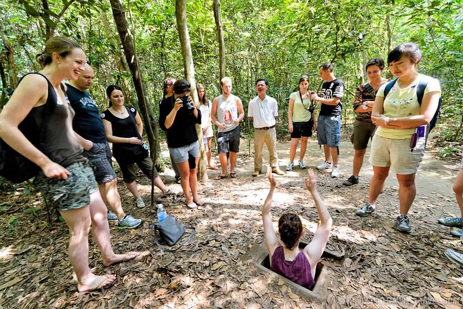 Full day Cu Chi Tunnels And Mekong Delta Guided Tour - Practical tunnel tips: what to wear and how to cope with the heat