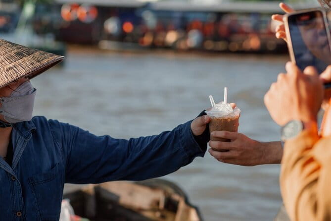Hau River Floating Market and Con Son Islet Adventure - Hu tieu rice noodles, plus the crispy rice noodle pizza you can’t buy