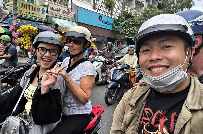Ho Chi Minh City Sightseeing & Culture Tour By Scooters - Nguyen Hue Street, Saigon’s main artery and mood check