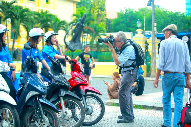 Ho Chi Minh City Tour by Motorbike with Female Riders | KissTour - Stop 1: the scooter ride and a historic coffee pause that resets your brain