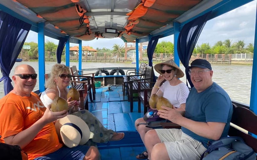 Hochiminh: Best tour Mekong Delta 1 Day - My Tho and Ben Tre by Boat, Including the Rowboat Moment