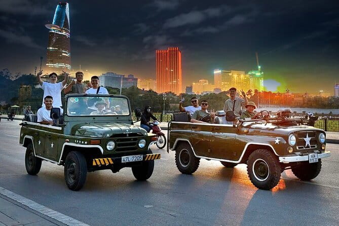 Jeep Tour Saigon By Night : FRESH SEAFOOD, STREET FOOD & SKY BAR - Key highlights to know before you go