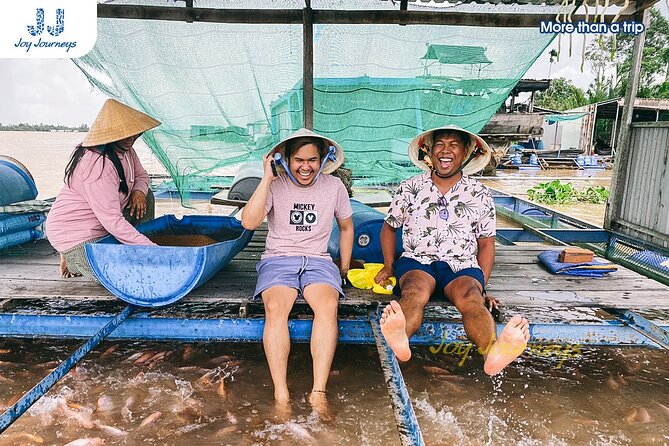 Local Mekong Delta 'Lesser-Known' My Tho & Ben Tre 1-Day Tour - The water part: Mekong cruising, boat rides, and a traditional rowing moment
