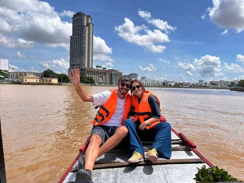 Mekong Delta 4-Day Tour: Ho Chi Minh-Chau Doc-Can Tho-Ca Mau - Day 1: My Tho canal scenery, fruits, honey tea, and Vinh Trang Pagoda