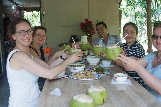 Mekong Delta Full Day Trip by Speedboat with Leisure Biking - Morning start: pier transfer, speedboat ride, and the riverside market