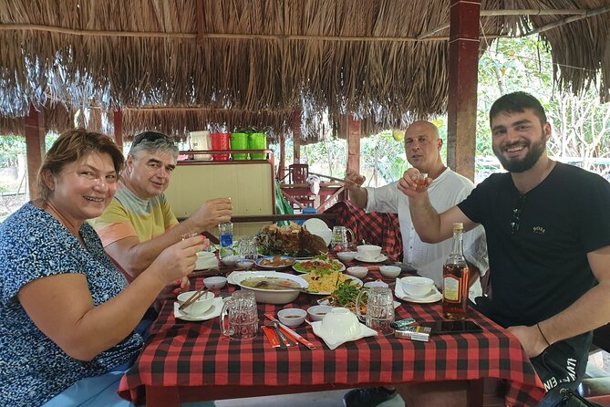 Mekong Delta Full Day Trip - My Tho & Ben Tre - Small Group Tour - Ben Tre’s coconut world: Garden-Pond-Cage and candy-making