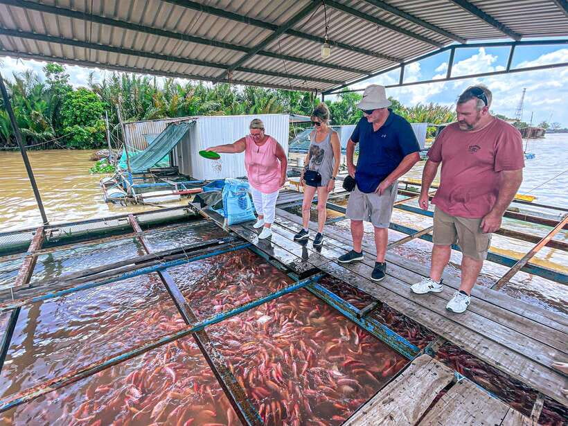 Mekong Delta 'Lesser-Known' My Tho & Ben Tre 1-Day Tour - Floating fish farms, honey, and coconut candy making in Ben Tre