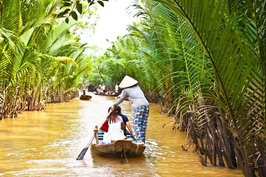 Mekong Delta Private Tour from Ho Chi Minh City - My Tho to Unicorn Islet: a river cruise with named waypoints