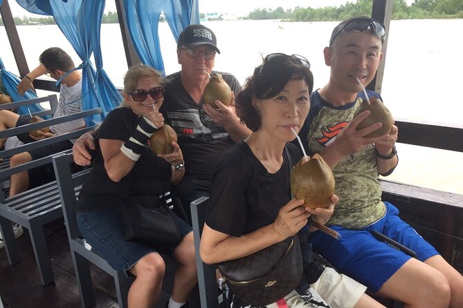 Mekong Delta Tour Daily - Lunch at a riverside restaurant, then hand-rowed boat calm