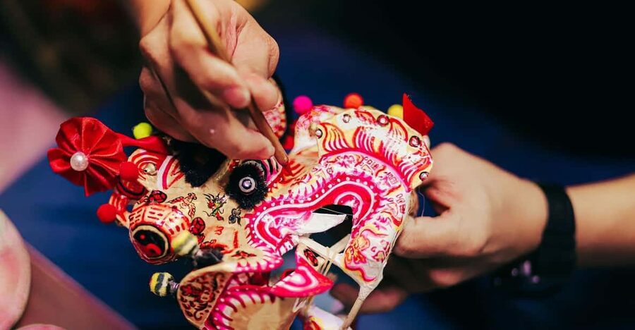 Mini Lion head decoration workshop - Cholon Is the Perfect Backdrop for a Lion-Head Workshop