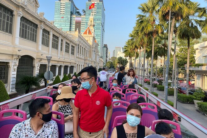 Night Bus Tour in Ho Chi Minh City - Passing the City Hall Area and the French Colonial Pieces