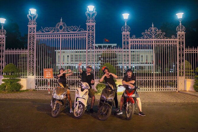 Private Discover Saigon Hidden Spots on Night Motorbike Adventure - District 3 and the monk’s protest sacrifice site