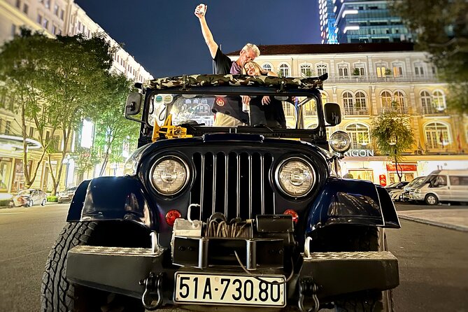 Private Jeep City Tour Saigon by Night and Skybar Drink - Entering Saigon’s night with a private Jeep plan