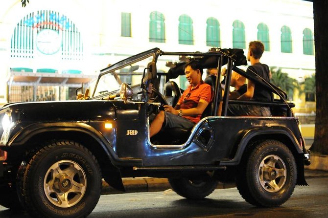 Private Jeep City Tour Saigon by Night and Skybar Drink - AIR Saigon rooftop drink: 45 minutes to see the whole city glow