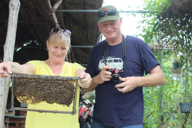 Private Mekong Delta 1 day - Spotting pythons at the local farm near Ben Tre
