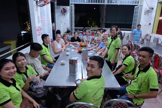 Saigon After Dark and Street Food by Motorbike and Scooter - Stop 1: The Beef Noodle Soup, Sugarcane Juice, and Betel Leaf Beef Combo