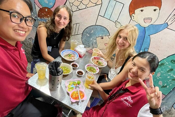 Saigon By Night: Authentic Street Food Scooter Adventure - Stop 1 to stop 4: Bánh Bèo, the sausage grill alley, and noodle comfort
