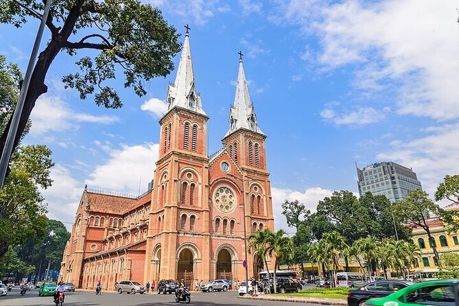 Saigon Highlights Full Day Tour - Notre Dame Cathedral and the Central Post Office, French-built landmarks
