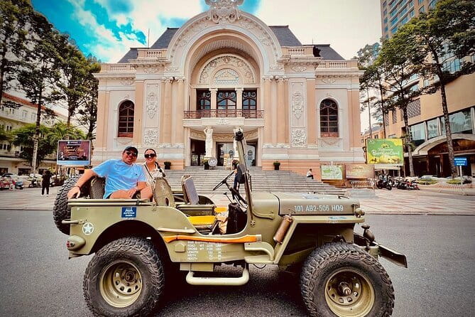 Saigon US Army Jeep Tours: History, Culture & Street Food - War Remnants Museum, the former US embassy site area, and Ba Son Bridge context