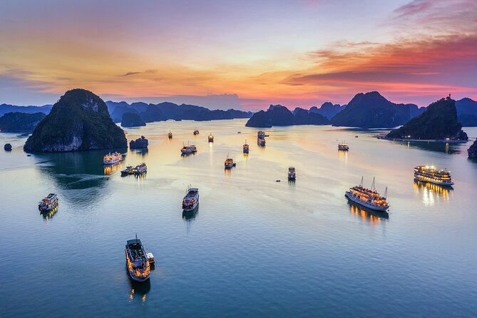 Vietnam And Cambodia At Glance in 9 Days - Halong Bay Cruise: Sunrise, Tai Chi, and Karst Scenery